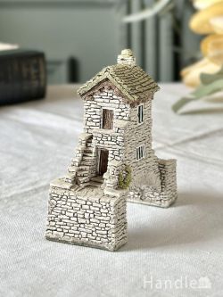 アンティーク雑貨 アンティークオブジェ イギリスから届いたリリパットレーン、橋の上に建つお家「Bridge House」