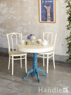 アンティーク風 アンティーク風の家具 アンティーク調のダイニングテーブル、シャビーシックなペイントテーブル