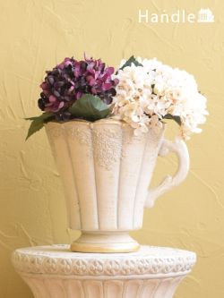 アンティーク風 アンティーク風の家具 ティーカップの形が可愛いプランター、ヨーロッパの雰囲気漂うアンティーク調の植木鉢（IV)
