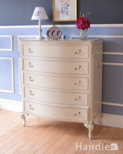 アンティーク家具 アンティークのチェスト フレンチスタイルの5段チェスト、ヨーロッパのアンティーク家具