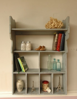 アンティーク家具  アンティーク シェルフ （グレー）