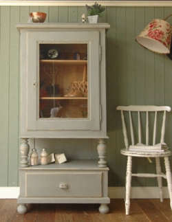 アンティーク家具  アンティーク ガラス キャビネット