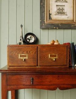 アンティーク家具  アンティーク ファイリングボックス