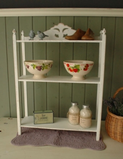 アンティーク家具  アンティークシェルフ（ホワイト）