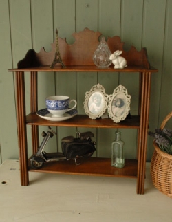 アンティーク家具  アンティークシェルフ（ブラウン）