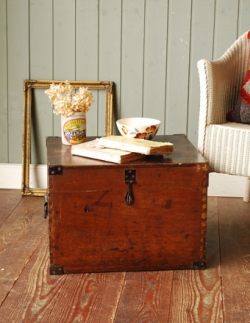 アンティーク家具  1930年代のアンティーク ウッドボックス