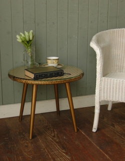 アンティーク家具 アンティークのテーブル 1930年代のアンティーク ロイドルームテーブル (ゴールド)