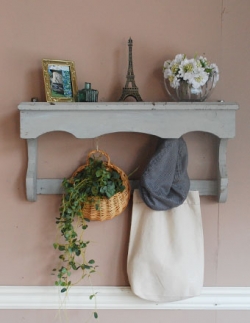 アンティーク家具  1940年代のアンティーク シェルフ（グレー）