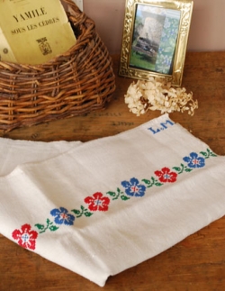 アンティーク雑貨 ドイリー・クロス 1930年代のアンティーク リネンクロス