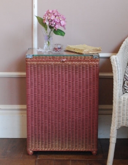 アンティーク家具 ブランケットボックス・収納ボックス 1940年代のアンティーク ロイドルームボックス （ピンク）