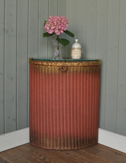 アンティーク家具 ブランケットボックス・収納ボックス 1940年代のアンティーク ロイドルームボックス （ピンク）