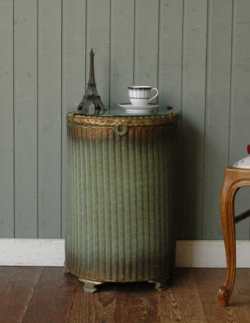 アンティーク家具 ブランケットボックス・収納ボックス 1930年代のアンティーク ロイドルームボックス (グリーン)