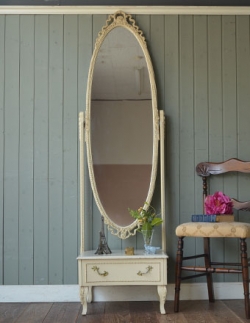 アンティーク家具  1930年代のアンティーク スタンドミラー