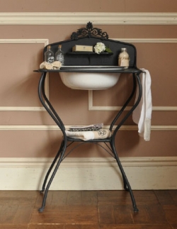 アンティーク家具 その他 アンティーク家具 1930年代のアンティーク ウォッシュスタンド（ブラック）