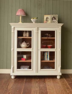 アンティーク家具 1940年代のアンティーク ガラスキャビネット