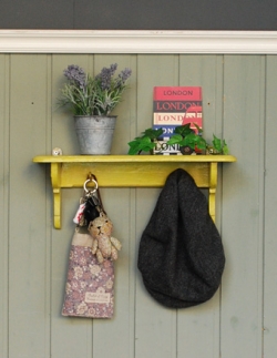 アンティーク家具  1940年代のアンティーク シェルフ（イエロー）