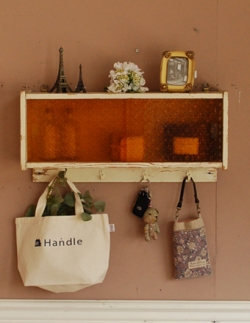 アンティーク家具  1940年代のアンティーク シェルフ（ホワイト）