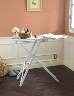 アンティーク家具 その他 アンティーク家具 フランスのアンティークペイント家具、グレー色のアイロンボード