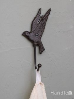 DIYグッズ ウォールフック フランスのおしゃれなウォールフック、コントワール・ドゥ・ファミーユの鳥のフック