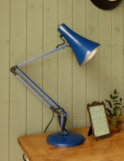 アンティーク雑貨  1970年代のアンティーク デスク ランプ （アングルポイズ・ブルー）