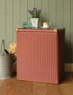 アンティーク家具 ブランケットボックス・収納ボックス アンティーク ロイドルームボックス(ピンク)