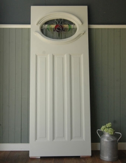 アンティーク家具  1920年代のアンティーク ステンドグラス ドア