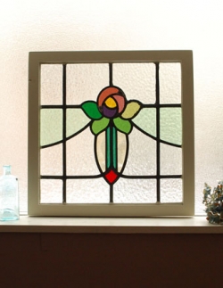 アンティーク雑貨 ステンドグラス アンティーク 1940年代のアンティーク ステンドグラス