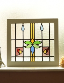 アンティーク雑貨 ステンドグラス アンティーク 1940年代のアンティーク ステンドグラス