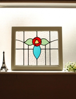 アンティーク雑貨 ステンドグラス アンティーク 1940年代のアンティーク ステンドグラス