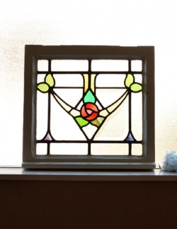 アンティーク雑貨 ステンドグラス アンティーク 1940年代のアンティーク ステンドグラス