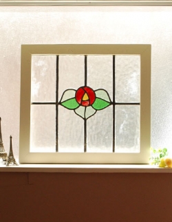 アンティーク雑貨 ステンドグラス アンティーク 1940年代のアンティーク ステンドグラス