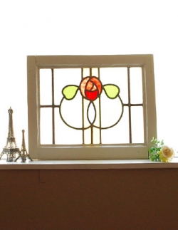 アンティーク雑貨 ステンドグラス アンティーク 1940年代のアンティーク ステンドグラス