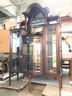 到着予定商品 アンティークのキャビネット アンティーク　グラスキャビネット