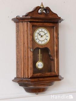インテリア雑貨 ミラー・時計 イタリアから届いたアンティーク調の掛け時計、カパーニ社の振子付時計