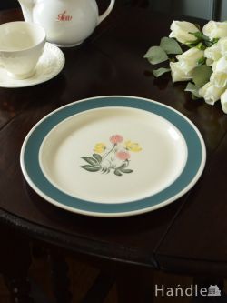 アンティーク雑貨 アンティーク食器 スージークーパー(Susie Cooper)のビンテージ食器、Meadow Sweet(メドウスイート)のディナープレート