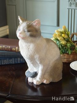 インテリア雑貨 オブジェインテリア 可愛い猫のディスプレイ雑貨、癒されるネコのオブジェ