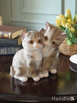 インテリア雑貨 オブジェインテリア 可愛い子猫のディスプレイ雑貨、アメリカン・ショートヘアのオブジェ