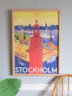 インテリア雑貨 アートポスター・フレーム 北欧スタイルのおしゃれなアートフレーム「ストックホルム市庁舎  1936年」のポスター