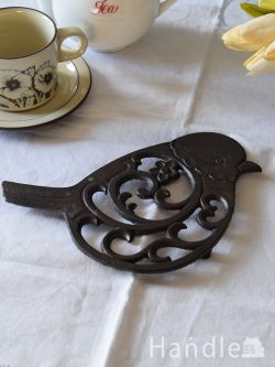 インテリア雑貨 トリベット フランスのおしゃれな雑貨、コントワール・ドゥ・ファミーユの小鳥の形のトリベット