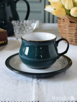 インテリア雑貨 紅茶カップ イギリスから届いたデンビー社（DENBY）グリニッジ(Greenwich)のティーカップ＆ソーサー