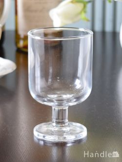 インテリア雑貨 ガラスコップ イタリアのガラスの食器、ボルミオリロッコのステムグラス(ホステリアスモール 165ml)