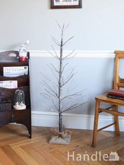 おしゃれなクリスマスツリー、LEDイルミネーションツリー(ブラウン・L)（リモコン付き）