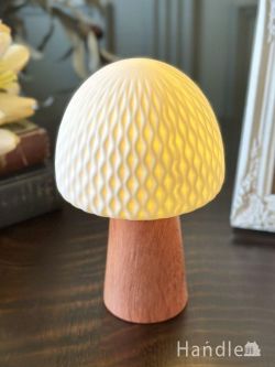 インテリア雑貨 その他インテリア雑貨 北欧風のおしゃれなセラミックライト、キノコの形が可愛いミニランタン照明