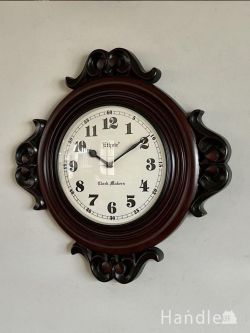 インテリア雑貨 時計 壁掛け お部屋を華やかに彩るウォールアクセサリー時計、アンティーク調のおしゃれなウォールクロック