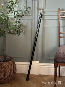 インテリア雑貨 その他インテリア雑貨 お出かけするのが楽しくなるおしゃれな杖、アンティーク風仕上げの真鍮製のステッキ