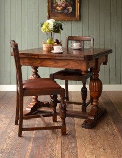 アンティーク家具 1920年代のアンティーク ドローリーフ テーブル