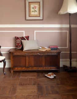 アンティーク家具 イギリスから来たアンティーク家具、コファー(箱型収納ケース)