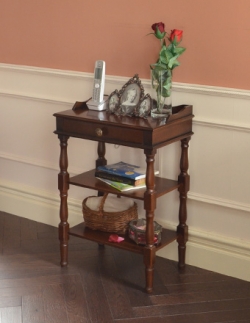 アンティーク家具  素敵なフランスアンティークのインテリア、引き出し付きナイトテーブル