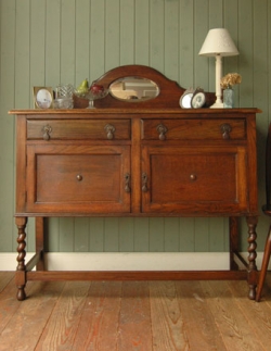 アンティーク家具  2011年07月28日にご成約済み。アンティーク ミラーサイド