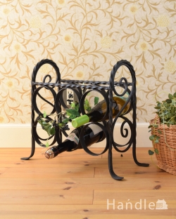 アンティーク家具 その他 アンティーク家具 フランス見つけたアイアン製のアンティークワインラック